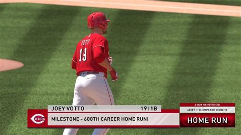 Joey Votto Hits Career Home Run 600 Oh Really Youtube