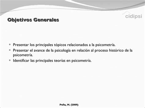 Introducción a la Psicometría PPT