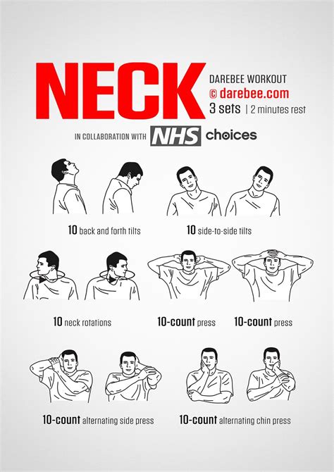 Neck Workout | Neck pain relief, Tension relief, Neck exercises