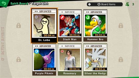 Spirit Board Smashwiki The Super Smash Bros Wiki