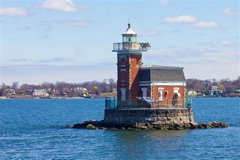 Stepping Stones Lighthouse Long Island Sound New York Long Island