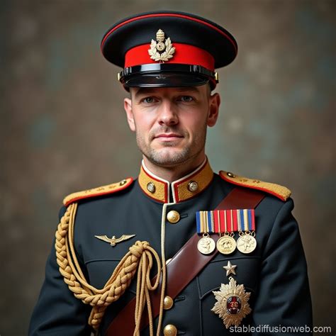british army officer prompts stable diffusion