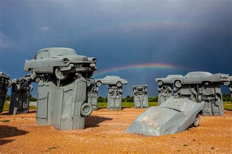 Carhenge in Alliance, Nebraska: Replica of Stonehenge Made of Cars