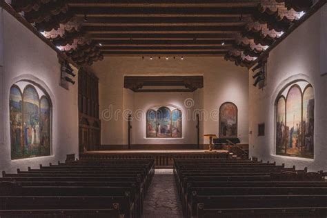 St Francis Auditorium At New Mexico Museum Of Art Editorial Photo