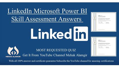 Linkedin Microsoft Power Bi Skill Assessment Answers