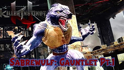 Killer Instinct Sabrewulf Gauntlet Pt Glacius Fulgore Spinal