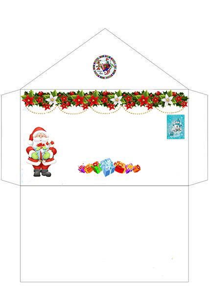 Cartas Y Sobres Para Papá Noel Cartas De Navidad Cartas Para Santa Claus