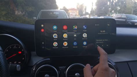 Mbux Wireless Android Auto On Android Screen On A Mercedes Benz Youtube