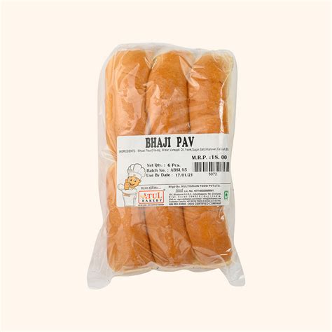 Bhaji Pav 6pcs Atul Bakery