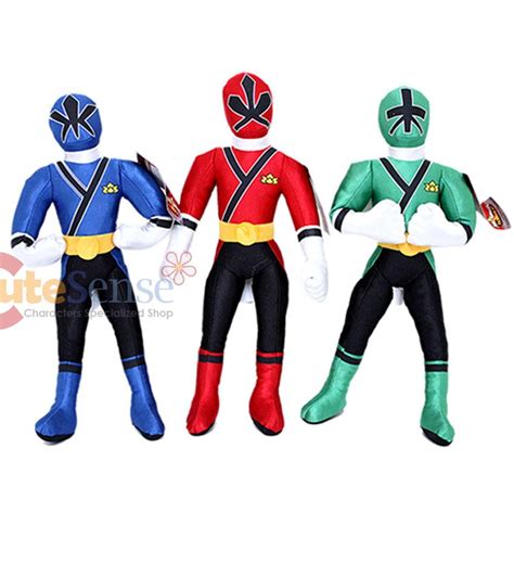 Power Rangers Samurai Plush doll Set 10" Soft Suffed Toy | eBay