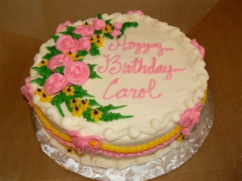 Excellent Picture Of Happy Birthday Carol Cake Entitlementtrap