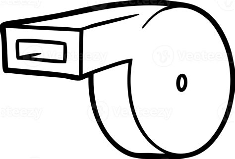 Cartoon Whistle Icon 40744087 Png