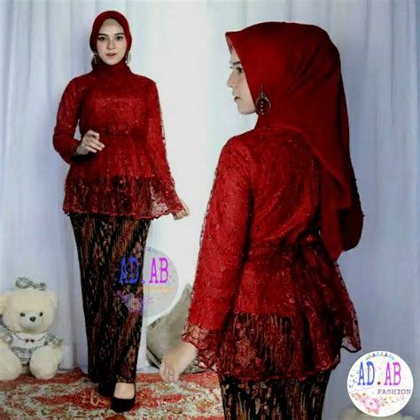 Jual TERMURAH SET KEBAYA LESTI MUTIARA Atasan Rok KEBAYA PITA