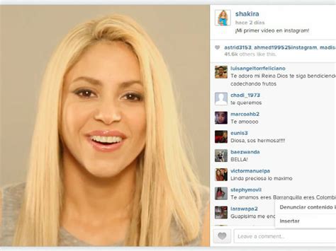 El Primer Video De Shakira En Instagram Actitudfem