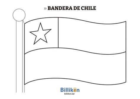 Dibujos De Banderas Chile Para Colorear Vsun