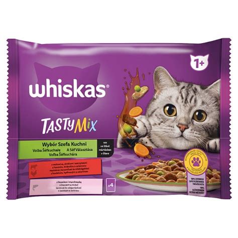 Whiskas Tasty Mix 1 Chef S Choice In Juice 4 X 85 G 340 G Tesco