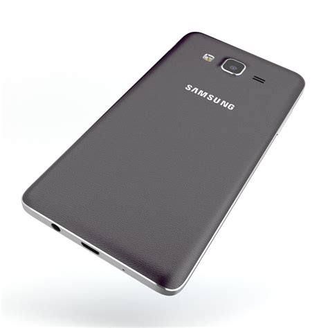 Samsung Galaxy On5 Pro 블랙 가죽 3d 모델 39 3ds C4d Fbx Lwo Ma Obj