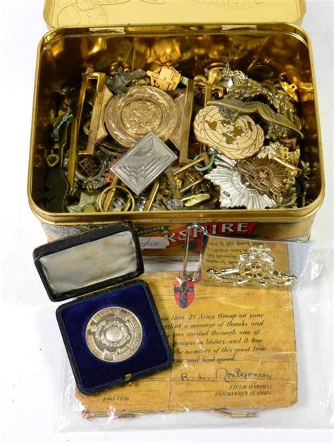 Lot 178 A Quantity Of British Militaria Including