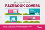 20+ Canva Facebook Cover Templates | Social Media Templates ~ Creative Market