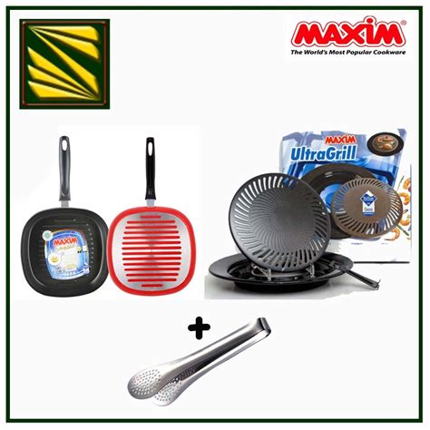 Jual Grill Pan Maxim Valentino Alat Pemanggang Ultra Grill Dan Square