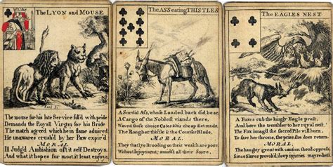 Aesops Fables — The World Of Playing Cards