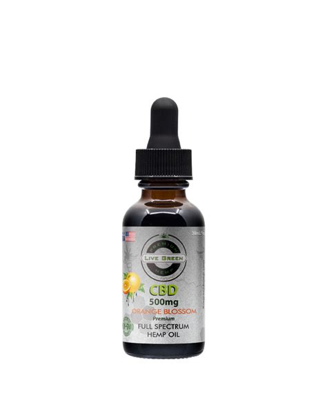 Cbd Full Spectrum Hempseed Oil Tincture Orange Blossom 30ml 500mg