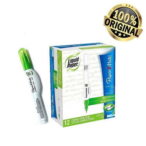 Paper Mate Liquid Paper Correction Pen Mm Ml Hobbies Toys