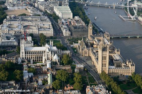 Aeroengland Aerial Photograph Of The Houses Of Parliament Westminster