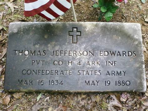 Pvt Thomas Jefferson Edwards Find A Grave Memorial