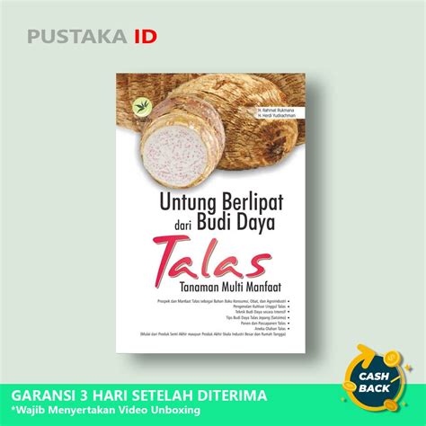 Jual Buku Untung Berlipat Dari Budi Daya Talas Tanaman Multi Manfaat