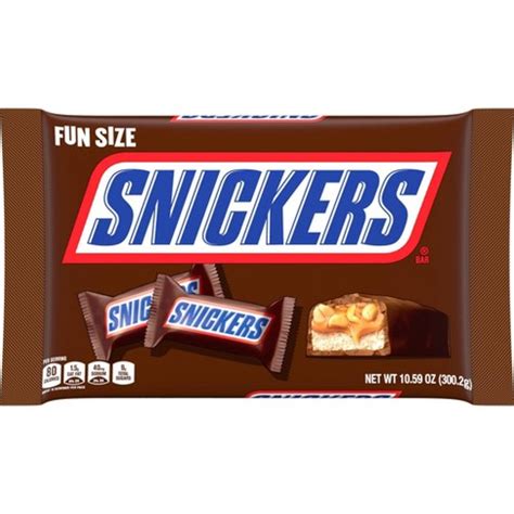 Snickers Fun Size Chocolate Candy Bars - 10.59oz : Target