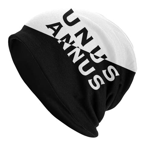 Black And White Unus Annus Graphic Beanie Unus Annus Store