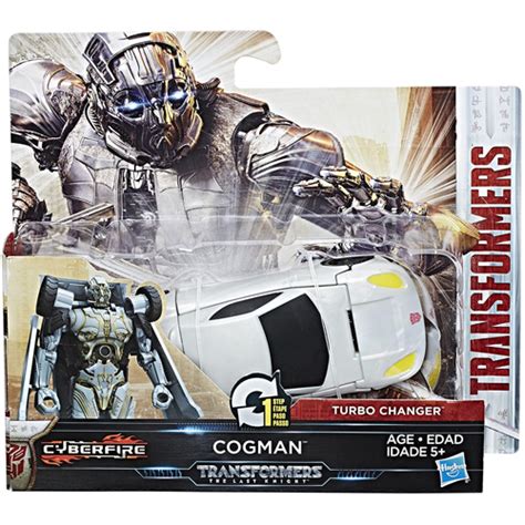 Transformers The Last Knight Step Turbo Changer Cogman Toys Toy