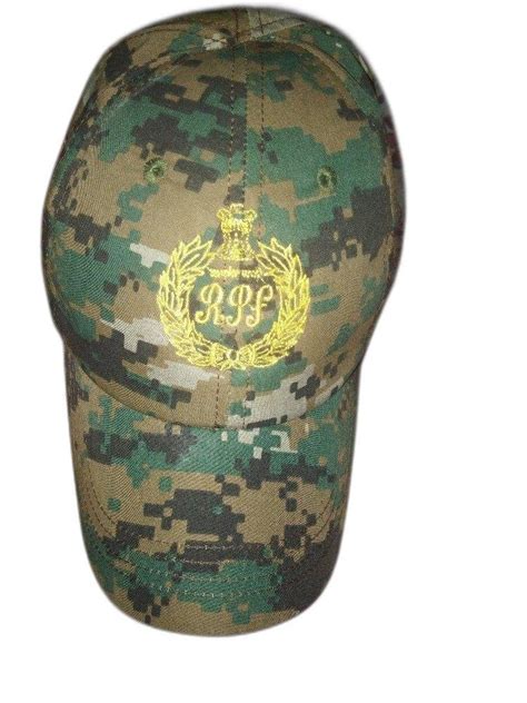 Multicolor Cotton Rpf Uniform Army Cap Size Medium At Rs Piece In