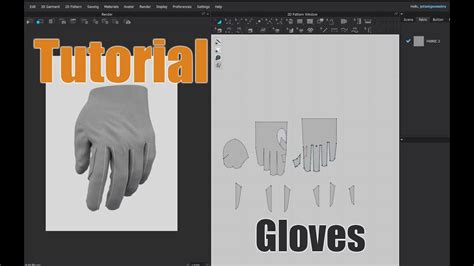 Gloves Marvelous Designer Clo D Tutorial Youtube