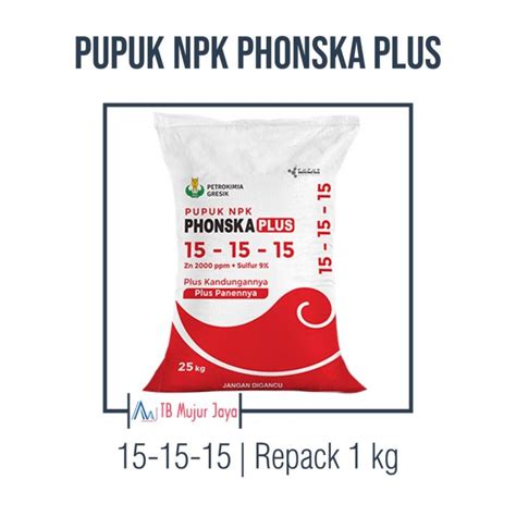 Pupuk NPK Phonska Plus Kemasan Repack 1 Kg Lazada Indonesia