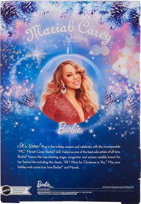 Mattel Mattel Zberate Sk B Bika Barbie Signature Mariah Carey Holiday