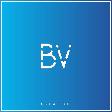 Premium Vector Ltimo Dise O Del Logotipo Bv Creative Logo Vector