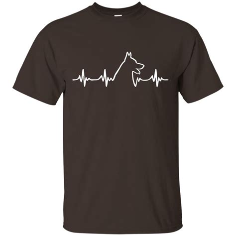 German Shepherd Heartbeat Lover Shirts Doberman Pinscher Doberman