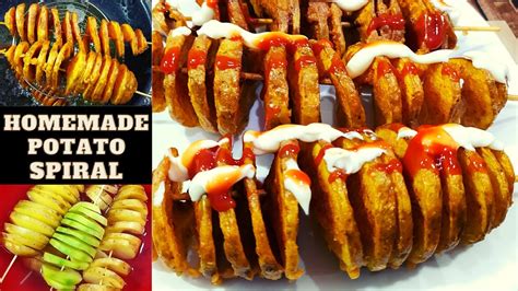 Potato Tornado Recipe Without Machine Potato Twister Spiral Fried