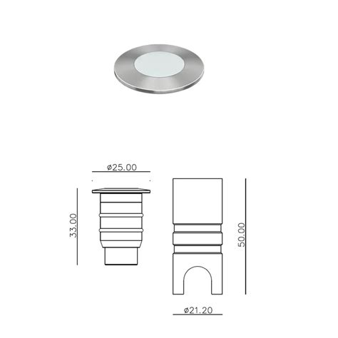 7w Outdoor Garden Driveway Dimmable Deck Floor Lamp Ip67 Ss 316 Anti