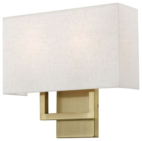 2 Light ADA Wall Sconce In Timeless Style 11 75 Inches Tall And 13