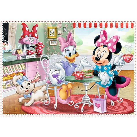 4 In 1 Minnie Mouse Puzzle Minnie With Friends 12 15 20 24 Pcs