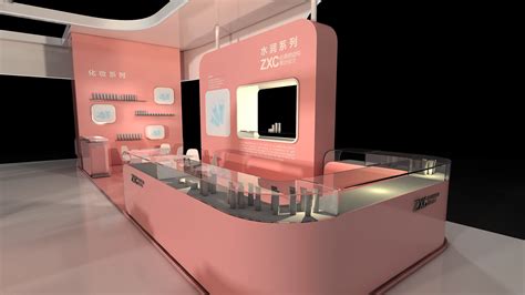 化妆品展台设计三维其他三维郭先森er 原创作品 站酷 Zcool