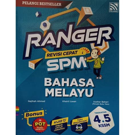 Ranger Revisi Cepat Spm Bahasa Melayu Tingkatan Kssm Shopee Malaysia