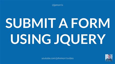 JQuery Tutorial Submit A Form And Post Data Using JQuery And AJAX