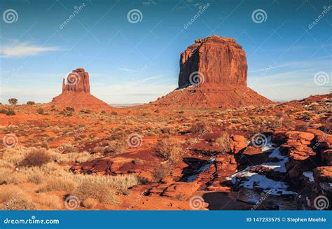 Buttes and Landscapes of Monument Valley Stock Image - Image of rock ...