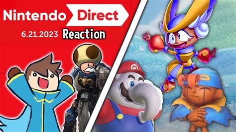 Ben Reacts Nintendo Direct June 2023 Ft Cammy4119 YouTube