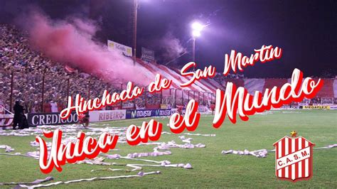 Hinchada de San Martín de Tucumán Única en el Mundo El Más Grande