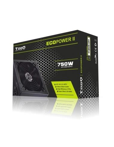 TooQ Ecopower II 750W PFC Activo Fuente Online Canarias